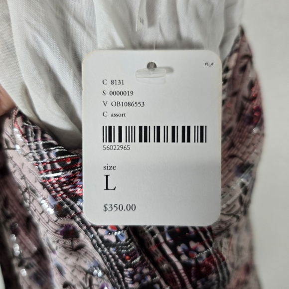 Free People Gia Nina Silk Midi Party Dress Size Large $350 Open Low Back - Picture 11 of 12